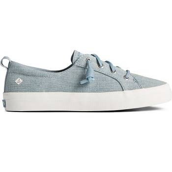 Sperry Crest Vibe Textured Denim Modre - Damske Tenisky